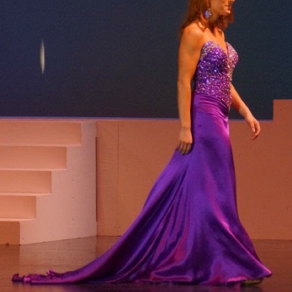 Custom MacDuggal Pageant Gown - Picture 8 of 8